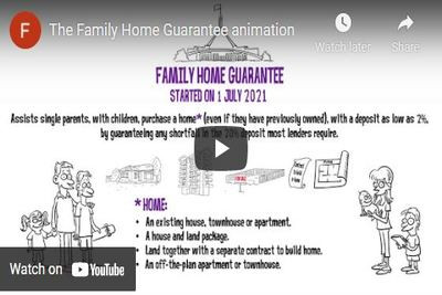 The Family Home Guarantee animation