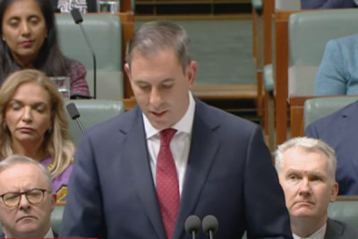 Treasurer Jim Chalmers delivers the 2024-25 Federal Budget speech